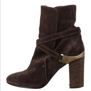 Lanvin Suede Ankle Boots